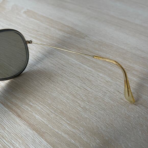 Vintage B&L Ray-Ban Aviator Sunglasses Gold FRAMES ONLY 62-14 - Picture 4 of 8